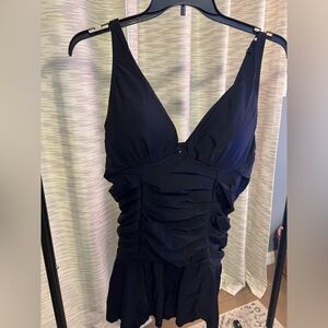 Black Women’s Swimdress Swimsuit